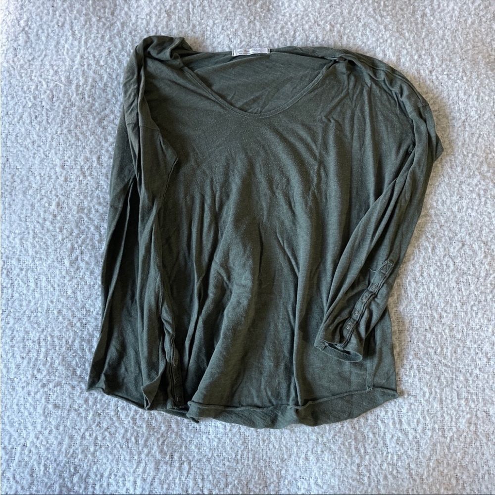 We the free large green top
